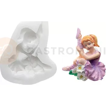 Výroba svíčky Forma na cukrovou hmotu SLK 229 - balerína, 80x62 mm | SILIKOMART, Sugarflex Dancer