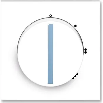 vypínač Kryt spínače ABB Neo 3294M-A00170 41, bílá/ledová modrá, s ot. ovl., pro 3stup. spín.s nul. polohou