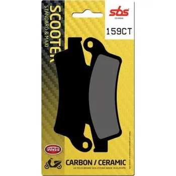 Brzda pro motocykl Přední brzdové destičky SBS Kymco 125 People GTi 2012 - 2015 směs CT