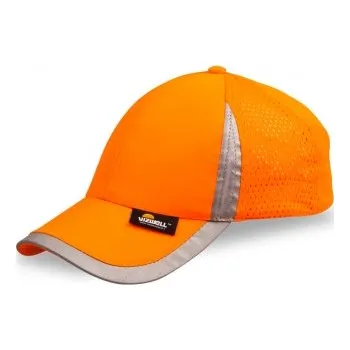 ALTIMA Reflexní kšiltovka s reflexními pruhy Barva: oranžová
