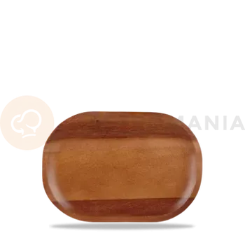 Dřevěný mělký talíř 29 x 15 cm | CHURCHILL, Stonecast Peppercorn Grey