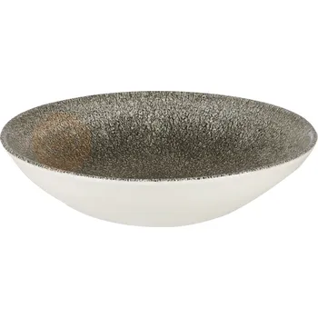 Porcelánová mísa Coupe 426 ml | CHURCHILL, Raku Quartz Black