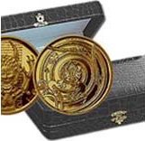Codex Gigas - sada zlatých medailí - Proof