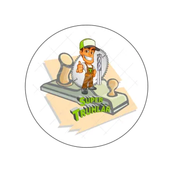 Jedlá dekorace na dort TRUHLÁŘ, VARIANTA Jedlý papír 1064