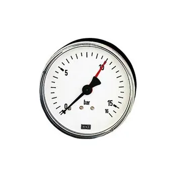 manometr, napojení vzadu, těleso ocel, průměr 100 [mm], rozsah -1/0, [bar], připojení 1/4", třída 1,6, 250