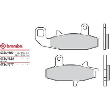 Motodíl Přední brzdové destičky Brembo Suzuki 800 DR Z 1991 - směs TT