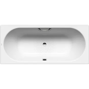 Vana Kaldewei Ambiente - Obdélníková vana Classic Duo 110, 180x80 cm, s otvory pro madlo, Perl-Effekt, antislip, bílá 291010223001