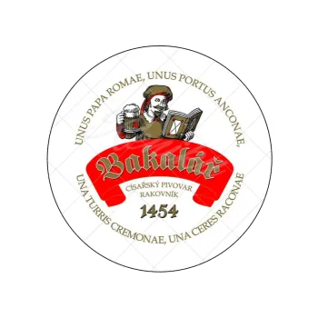 Jedlá dekorace na dort BAKALÁŘ, VARIANTA Jedlý papír 1350