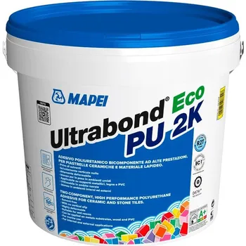 Průmyslové lepidlo Mapei ULTRABOND ECO PU 2K, šedá Hmotnost: balení 10 kg