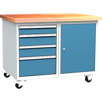 Dílenský stůl Dílenský pojízdný stůl 01 B