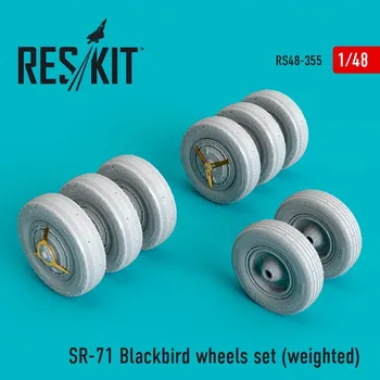 autíčko 1/48 SR-71 Blackbird wheels set (weighted)