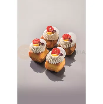 Kuchyňská sůl Mikroperforovaná forma na moučníky a dezerty - 300x400 mm, 24 ks x 37/45x16 mm, 27 ml - FF4303S | PAVONI, Formasil