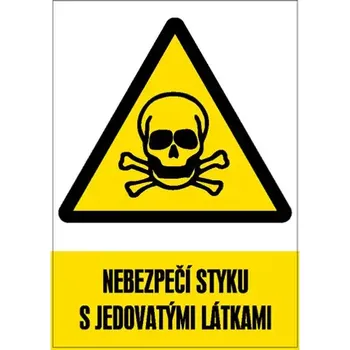 Značka Nebezpečí styku s jedovatými látkami