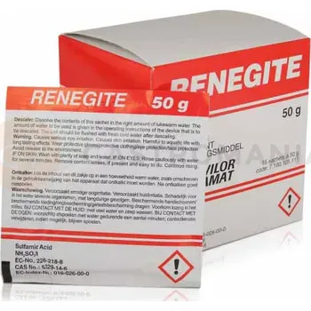 Prostředek pro odvápnění - 60 sáčků/50 g | BRAVILOR BONAMAT, Renegite