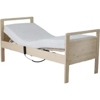 Postel Dřevěná postel Theo pečovatelské lůžko 200x90 Buk Doprava ZDARMA.