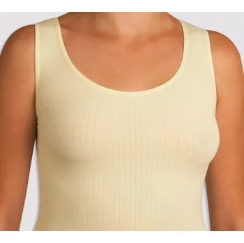 Dámské stahovací prádlo Andrie Dámská košilka Andrie z elastické bavlny PS 2653 - šampaň - M