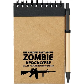 Sešit Poznámkový blok Zombie Apocalypse M4 Carbine