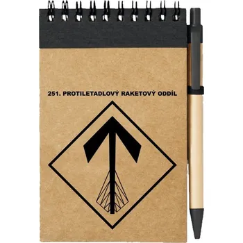 Sešit Poznámkový blok 251. protiletadlový raketový oddíl