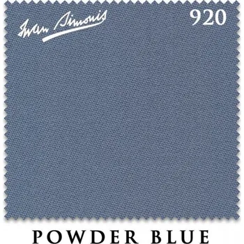 Pool biliardové plátno Simonis 920, Powder Blue 195 cm