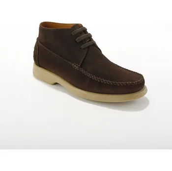 Dámská zimní obuv Kotníkové derbies s tkaničkami čokoládová 40