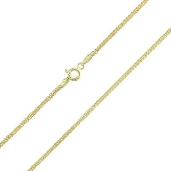 Řetízek Stříbrný pozlacený řetízek spiga sq délka řetízku 42cm