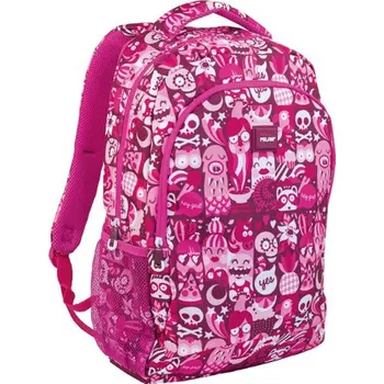 Školní batoh Milan Školní batoh MILAN s 2 zipy Hey Girl pink 21l 452016