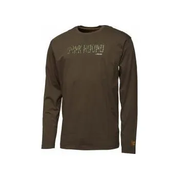 Rybářské oblečení Prologic Tričko s dlouhým rukávem BANK BOUND CAMO T-Shirt Long Sleeves vel. M