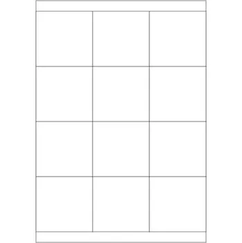 Speciální papír Etikety PRINT 70x67,7 mm bílé lesklé pro inkoustový tisk (50xA4)