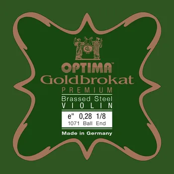 Struna pro kytaru a smyčcový nástroj Optima Struny pro housle Goldbrokat Premium - motaženo posazíE 0,28 K x-hart 31062