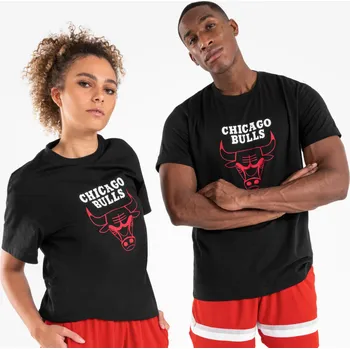 Pánské tričko TARMAK Unisex basketbalové tričko NBA Chicago Bulls TS 900 XL VÍCEBAREVNÁ|ČERNÁ
