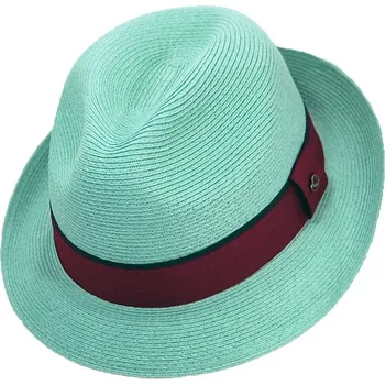 Klobouk Letní klobouk Pedro tyrkysový - L (59 cm)