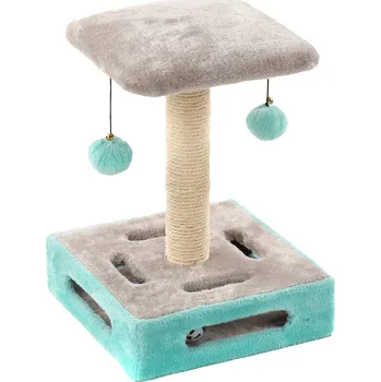 Flamingo Cya 1 škrabadlo - tyrkysové / šedé