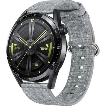 Řemínek na hodinky BSTRAP | BStrap Denim reminek na Xiaomi Amazfit Bip, gray (SSG030C0205)