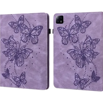 Pouzdro na tablet VSECHNONAMOBIL 60090 ART BUTTERFLIES Zaklápěcí pouzdro Xiaomi Pad 6 / Pad 6 Pro fialové