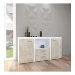 FALCO Komoda Rumba bílá/beton