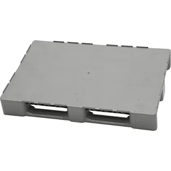 paleta Paleta plastová šedá hygienická plná CLEAN 1200x800x155 Šedá