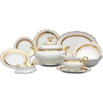 jídelní souprava Thun Marie Louise 26 ks bílá/zlatá