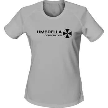 Dámské tričko Dámské funkční tričko Umbrella Corporation Line - světle šedá