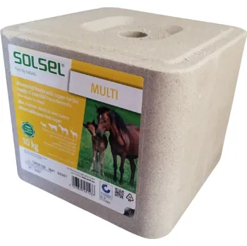Krmivo pro koně Minerální liz s mědí Solsel Multi, 10kg