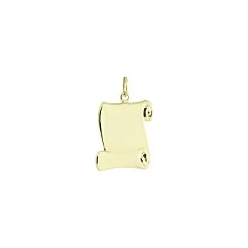 Přívěsek Přívěsek zlatý Destička pergamen
