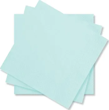Papírový ubrousek Svatební ubrousky Premium - světle tyrkysové