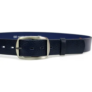 Módní doplněk PENNY BELTS Kožený opasek 11759 modrý - 85 cm