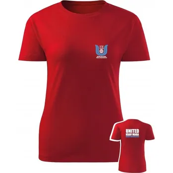 Dámské tričko Dámské tričko United Krav Maga - červená
