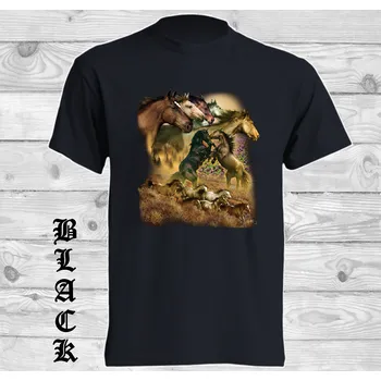 detske-levne-bavlnene-tricko-potisk-divoky-kun Barva: Black -černá, velikost: 104