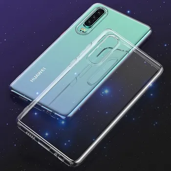Pouzdro na mobilní telefon Silikonový obal pro Huawei P30 - průhledný