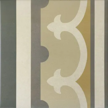 Dlažba Equipe Caprice Burgundy Border 20x20 16205