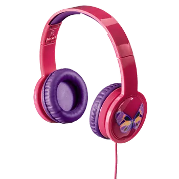 Sluchátka Hama Kids LED růžová