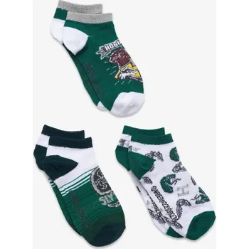 Ponožky dětské kotníkové, 3 ks Zmijozel, Harry Potter Velikost: 23-26