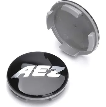 Alu kolo Středová krytka alu kola Ø 56/60 mm, AEZ ZA1318B, plast, s logem, černá