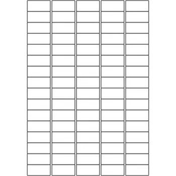 Speciální papír Etikety PRINT 35,6x16,9 mm barevné pastelové (100xA4)